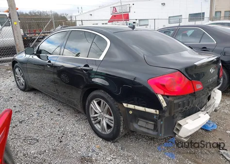 2012 Infiniti G25 Journey from USA, damaged, VIN JN1DV6APXCM810866